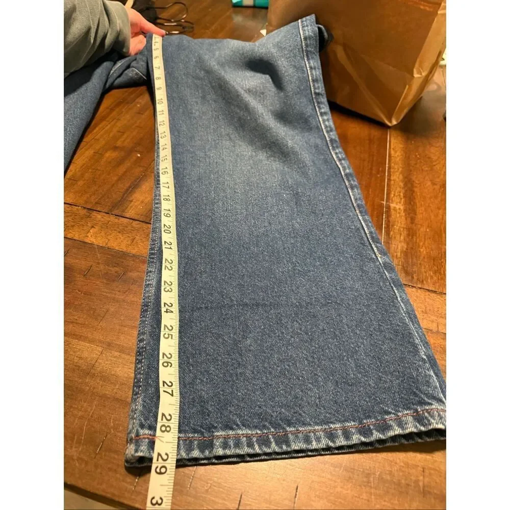 We The Free - Free People- Major Leagues Mid-Rise Cuffed Jeans - Dark Indigo